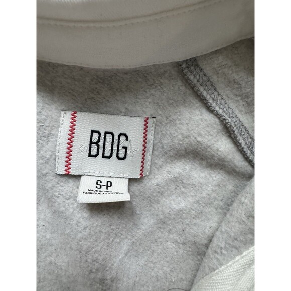 BDG Hailey Henley In Gray Academia School Teacher Pullover Sweatshirt Size Small - Picture 6 of 7
